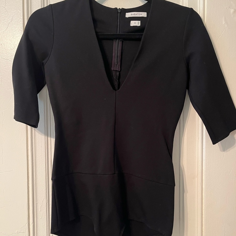 Aritzia v neck contour bodysuit